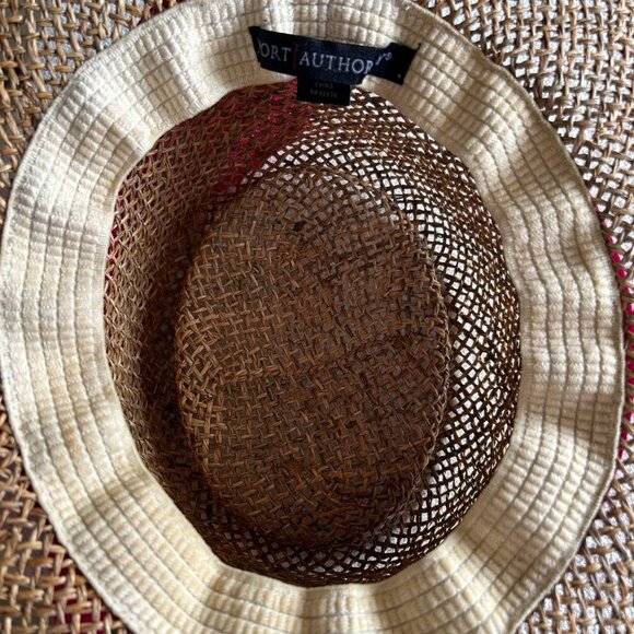 NWOT Port Authority Straw Wide Brim Summer Hat SKU 203